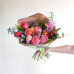 Bright and Cheery - Wrapped Bouquet