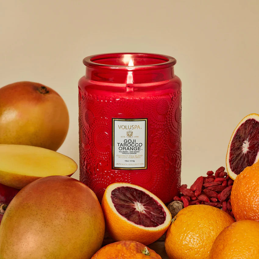 Voluspa Candle - Large Goji Tarocco Orange 18 Oz