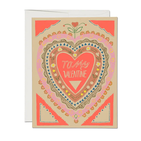 Valentine's Card - The Frills Card