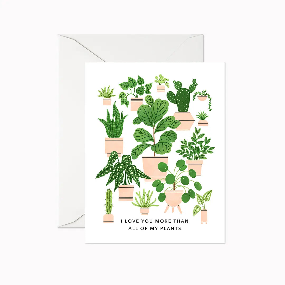 Valentine's Card - Plant Lover